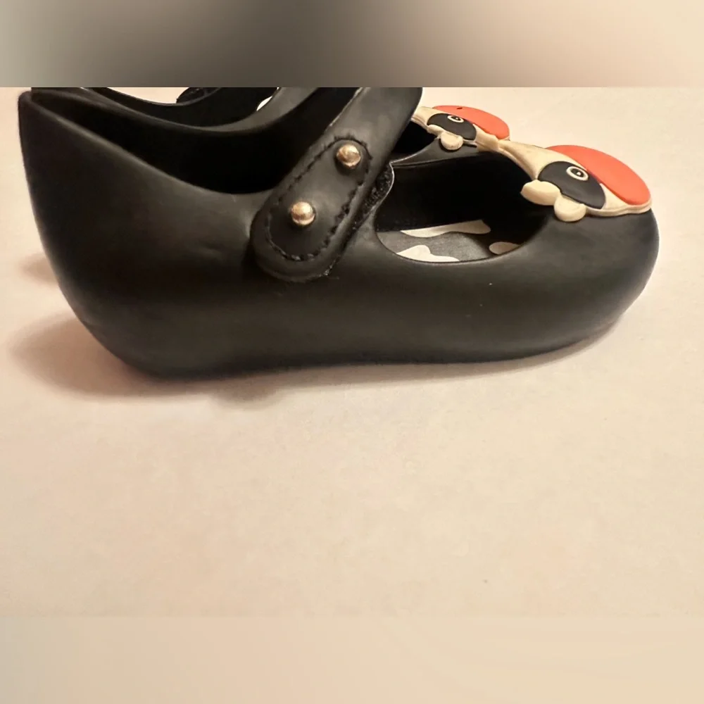 Mini Melissa Cow Mary Janes (Left Is Missing Horn)